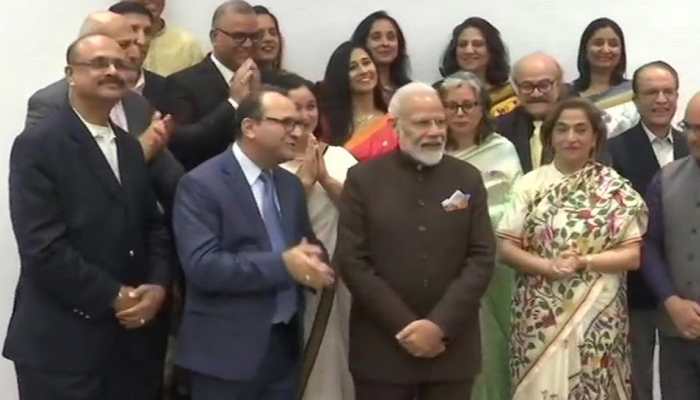 Kashmiri Pandits meet PM Modi in Houston, say 7 lakh Pandits thank Modi govt