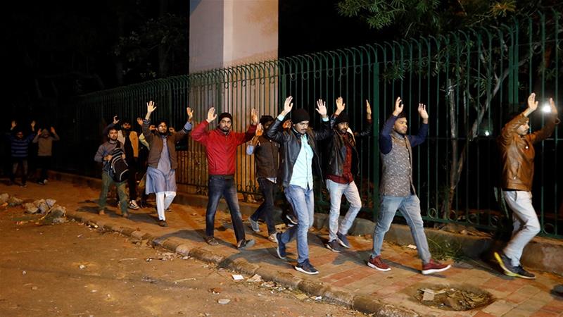 Firing At Gate Of Jamia Millia Islamia University