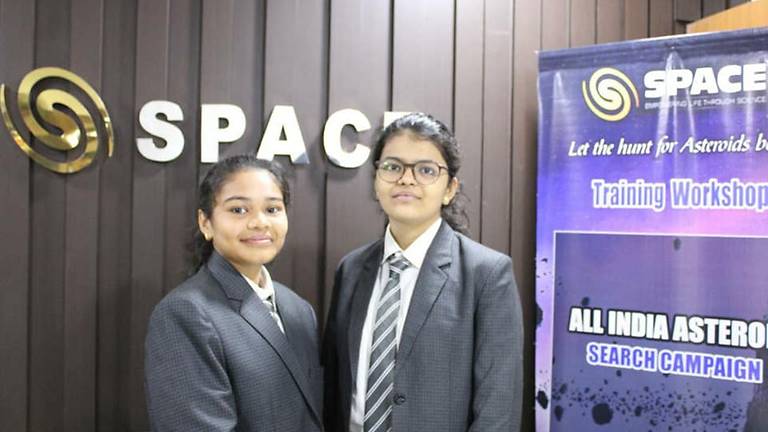 Two Indian schoolgirls spot Earth-bound asteroid